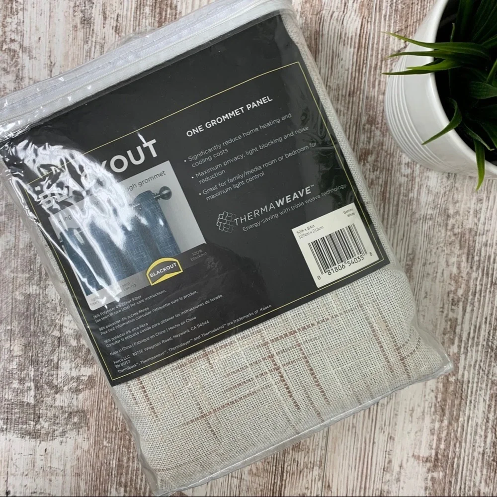 ECLIPSE Winston Porter Blackout Curtain Panel NWT